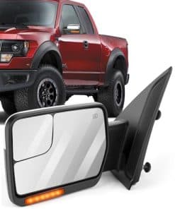 Espejo del lado del conductor cromado ECCPP para Ford F-150