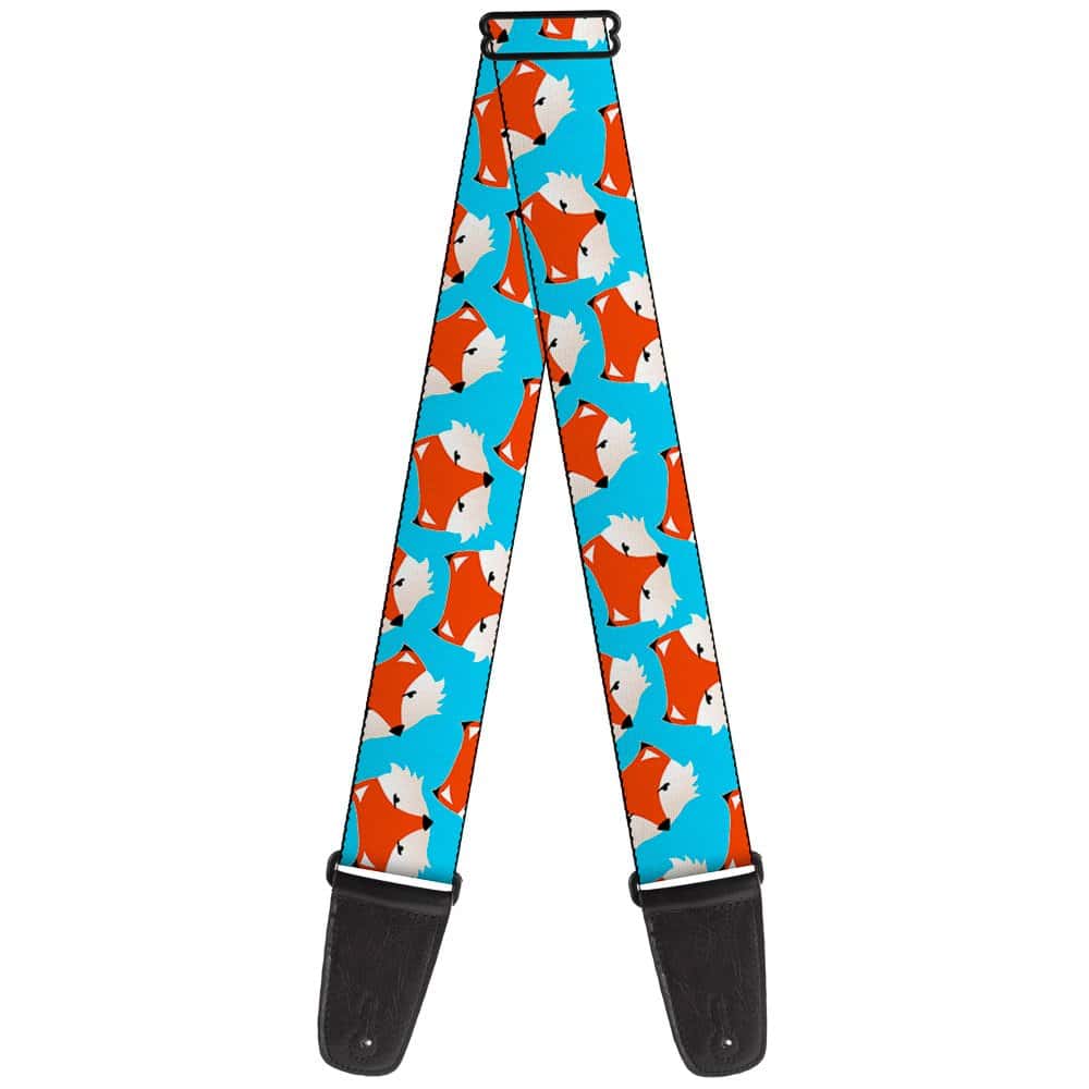 Correa de Guitarra Buckle-Down Fox Face Scattered Sky Blue
