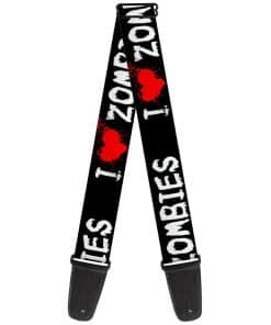 Correa de guitarra Buckle-Down I Heart Zombies Bloody