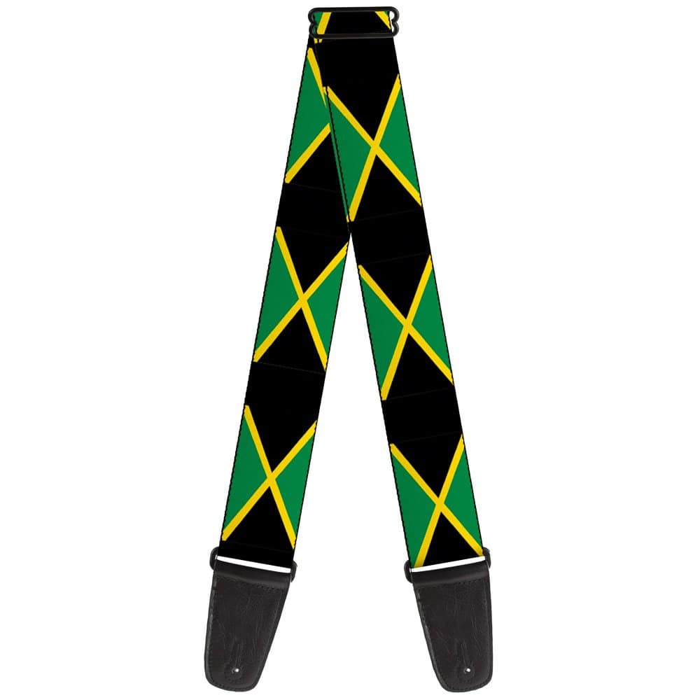Correa de Guitarra Buckle-Down Jamaica Flags 2 Pulgadas de