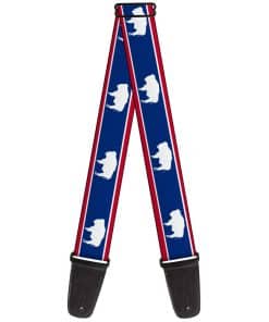 Correa de guitarra Buckle-Down Wyoming Flags Bison