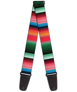 Correa de Guitarra Zarape5 de Buckle-Down Raya Multicolor
