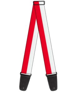 Correa de guitarra Buckle-Down North Carolina Flag Stripe