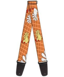 Correa de guitarra Buckle-Down Waffle Chicken Poses de 2
