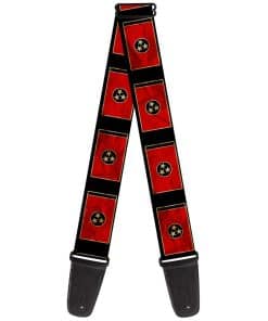 Correa de Guitarra Buckle-Down Bandera de Tennessee Negra