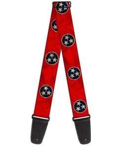 Correa para guitarra Buckle-Down Tennessee Flag Stars Close