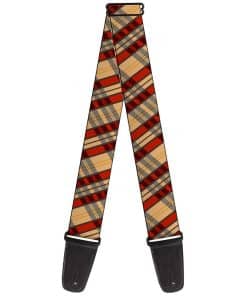 Correa para guitarra Buckle-Down Americana Plaid de 2