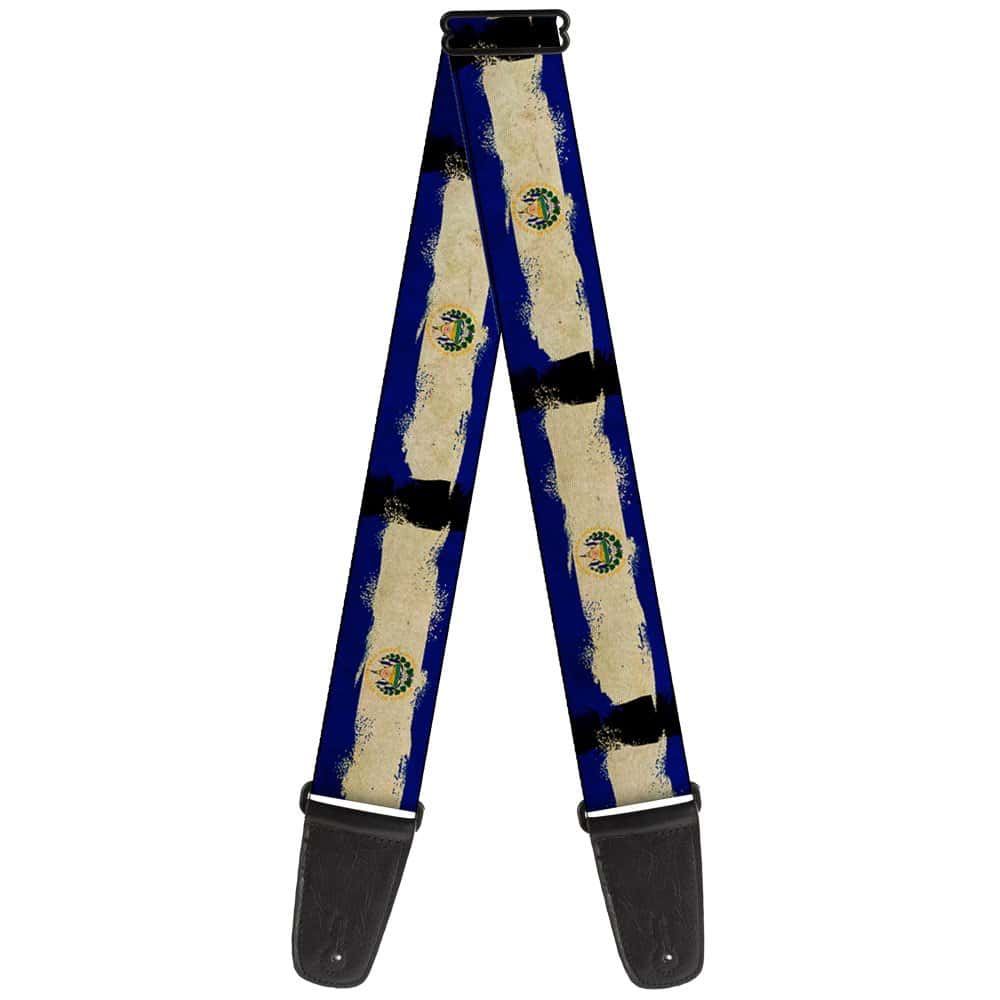 Correa para guitarra de Buckle-Down con la bandera de El