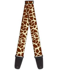 Correa para Guitarra Buckle-Down Manchas de Jirafa Crema