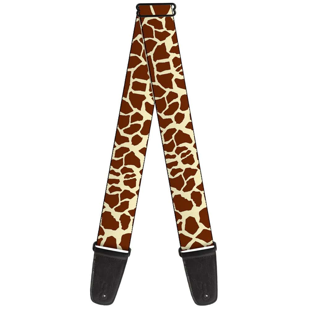 Correa para Guitarra Buckle-Down Manchas de Jirafa Crema