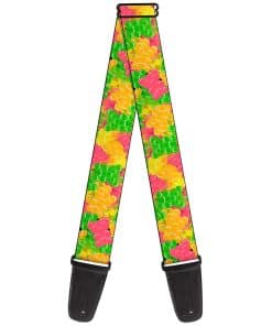 Correa de guitarra Buckle-Down Gummy Bears Apilados Multi