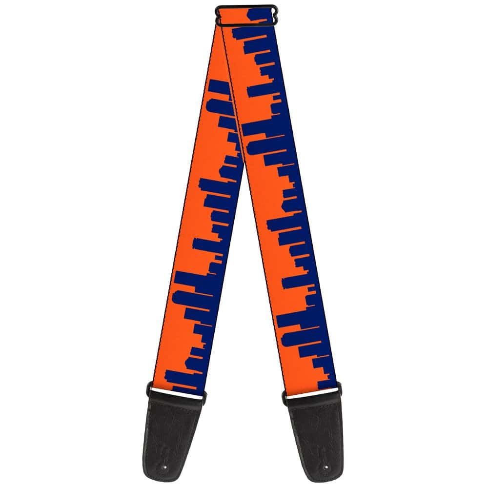 Correa de guitarra Buckle-Down Denver Skyline Sólido