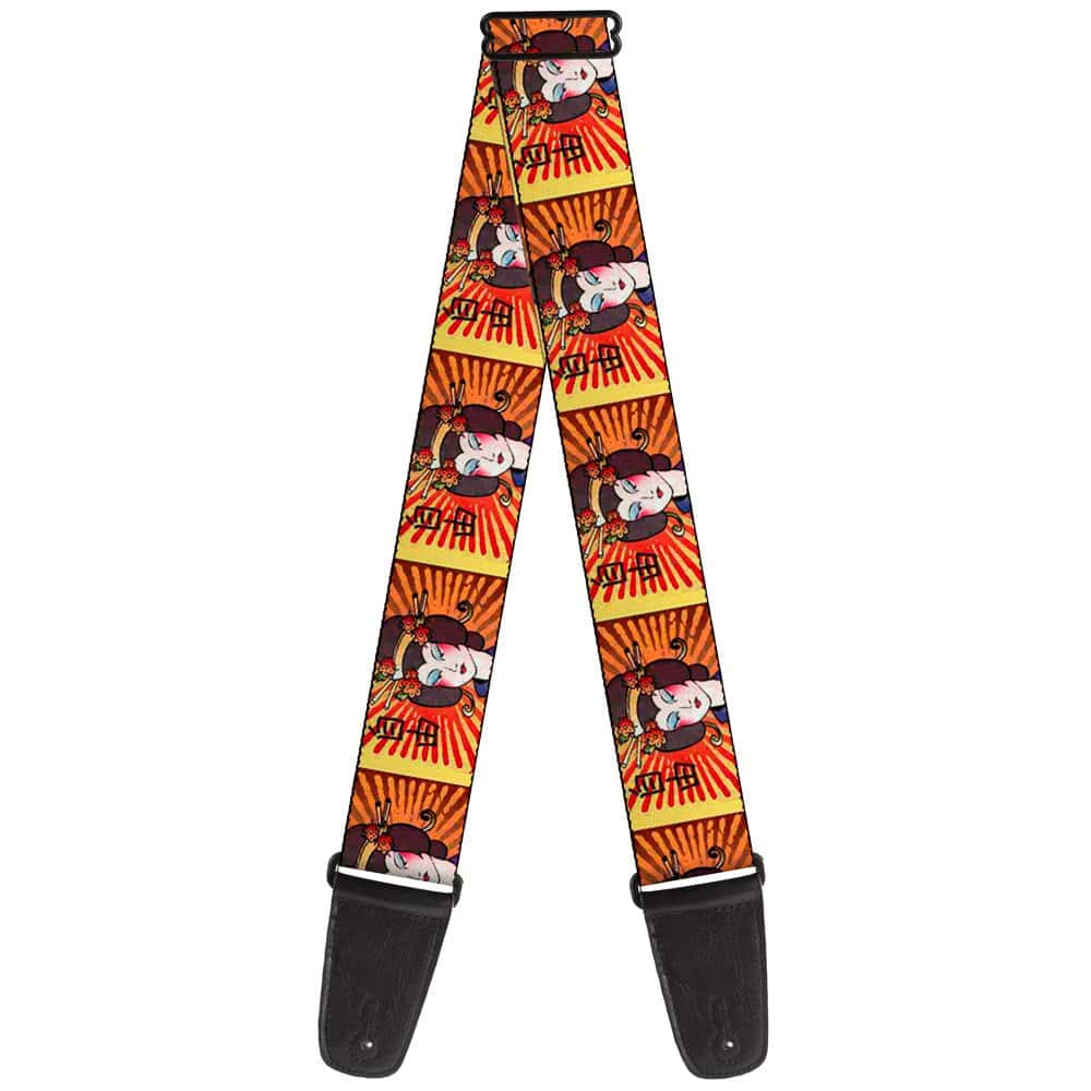 Correa de guitarra Buckle-Down Geisha Distressed Repeat de