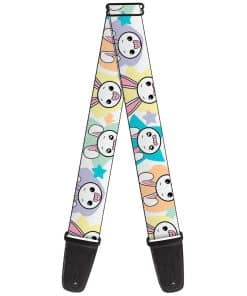 Correa de Guitarra Conejitos Felices Tristes Estrellas