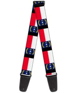 Correa de guitarra Buckle-Down bandera de Carolina del