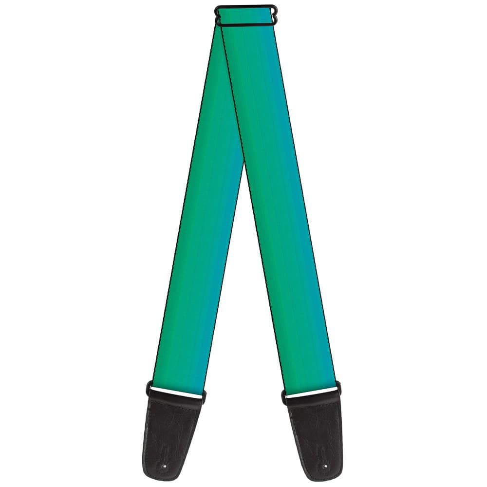 Correa para guitarra Buckle-Down Teal Ombre de 2 pulgadas