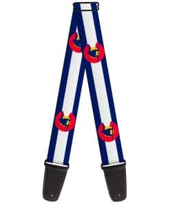 Correa de guitarra Buckle-Down Bandera de Colorado