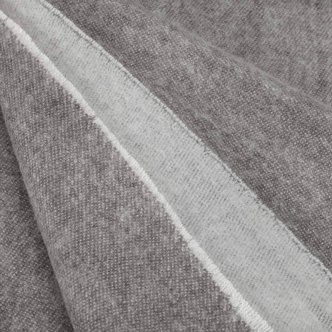 Manta de Lana Gris 70% Lana 30% Viscosa Spencer & Whitney - Imagen 8