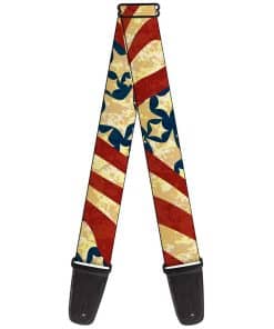 Correa de guitarra Buckle-Down Americana Diagonal Vintage