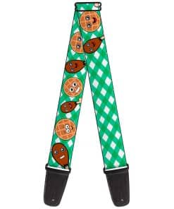 Correa de guitarra Buckle-Down Fried Chicken Waffles Plaid