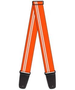 Correa para Guitarra Buckle-Down Racing Stripe Naranja