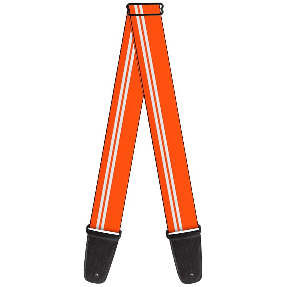 Correa para Guitarra Buckle-Down Racing Stripe Naranja
