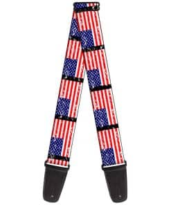Correa de guitarra Buckle-Down Bandera de Estados Unidos