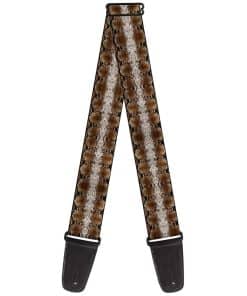 Correa de guitarra Snake Skin 2 pulgadas de ancho