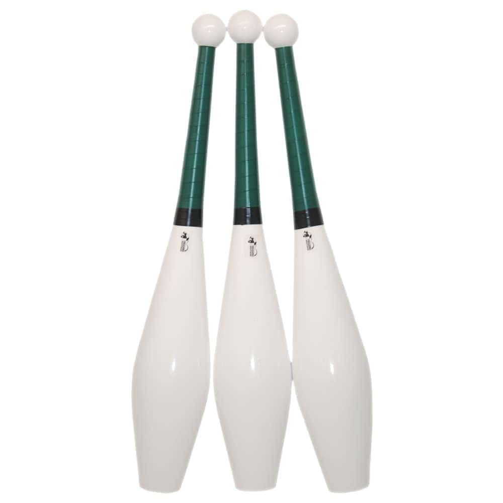 Set de 3 Clavas de Malabares Higgins -Verde
