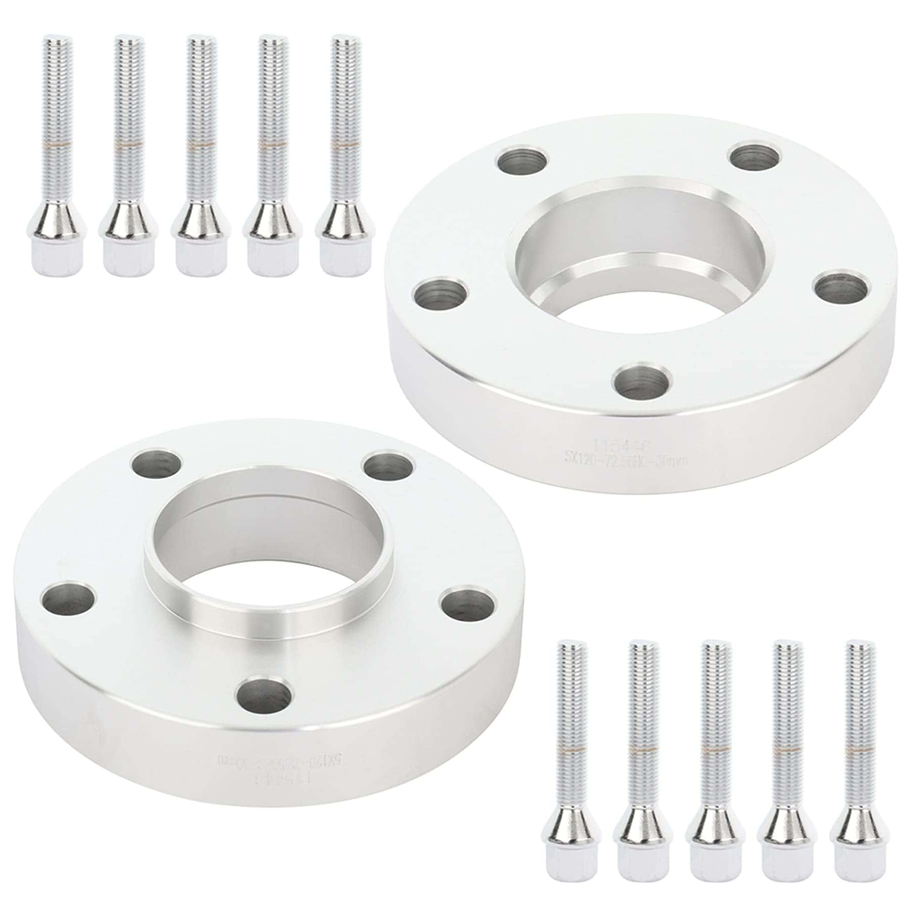 SCITOO 2Pcs 30mm 5 Lug Hubcentric Wheel Spacers Adapters