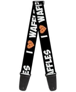 Correa de guitarra Buckle-Down I Heart Waffles Text 2
