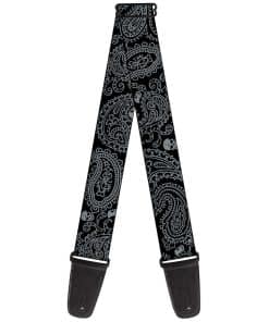 Correa para Guitarra Buckle-Down Bandana Calaveras Negro