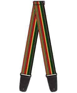 Correa para Guitarra Buckle-Down Rayas Transiciones Negra