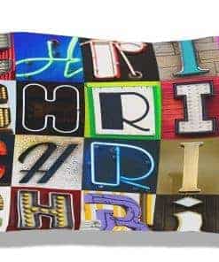 Funda de Almohada Personalizada con el Nombre CHRIS con