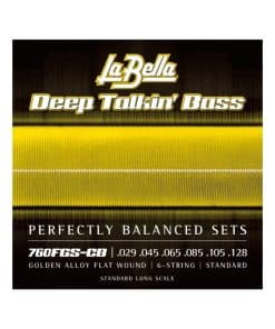 Juego de Cuerdas para Bajo La Bella 760FGS-CB Golden Alloy