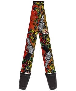 Correa de guitarra Buckle-Down Born to Raise -Rojo