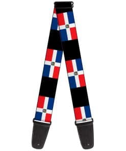Correa de Guitarra Bandera de la República Dominicana