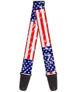 Correa de guitarra Buckle-Down Bandera de Estados Unidos de