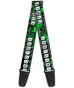 Correa de guitarra Buckle-Down Ctrl Alt Del Chip 2 Pulgadas