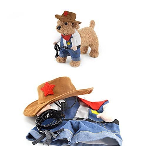 Disfraz de vaquero para mascotas, ropa para gatos y perros - Imagen 5