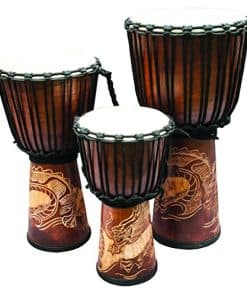 Nuevo Djembe línea estándar, talla 24", cabeza 12", NK190