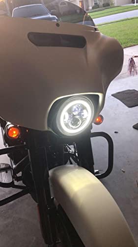 Faros LED de 7 pulgadas Eagle Lights con Anillo de Halo - Imagen 3