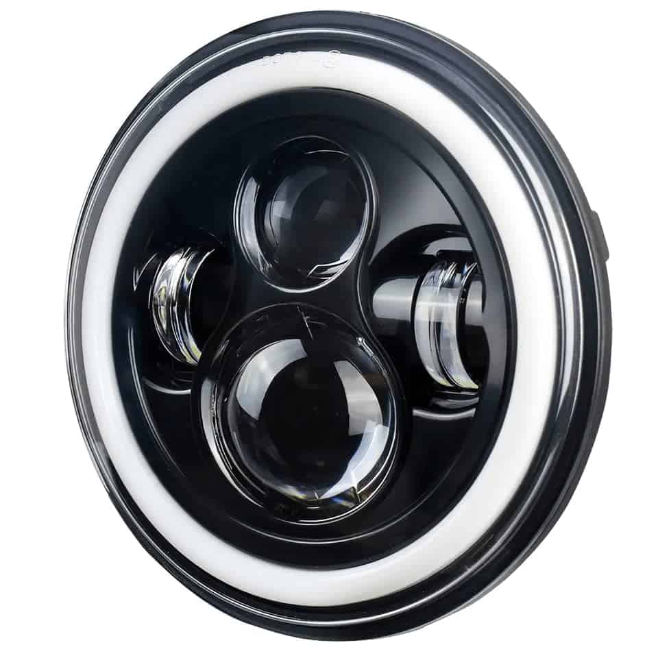 Faros LED de 7 pulgadas Eagle Lights con Anillo de Halo - Imagen 4