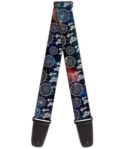 Correa de Guitarra Buckle-Down Dream Catcher Galaxy Blanco
