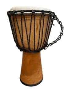 Djembe Beginner Plain, 20" alto, 8.5-9.5" cabeza