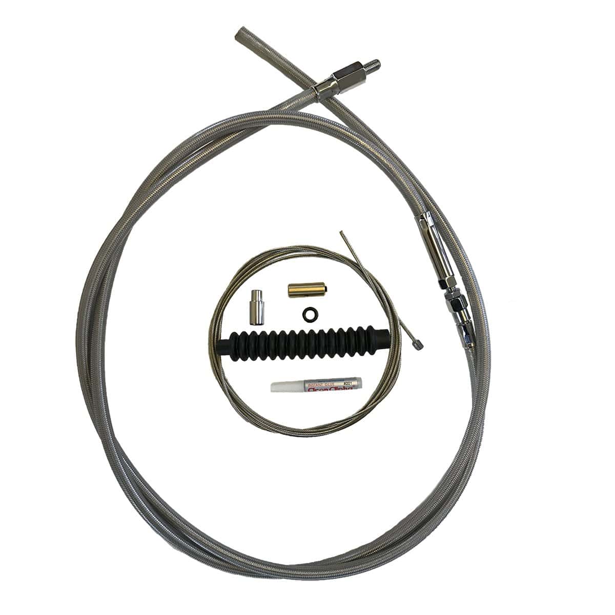Kit de Cable de Embrague Trenzado para Motocicleta V-Twin