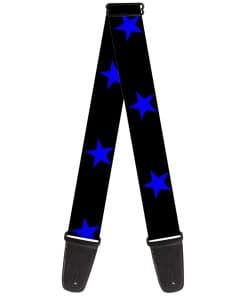 Correa de Guitarra Buckle-Down Estrella Negra Azul de 2