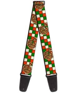Correa de guitarra Buckle-Down Pizza Pies 2 pulgadas de