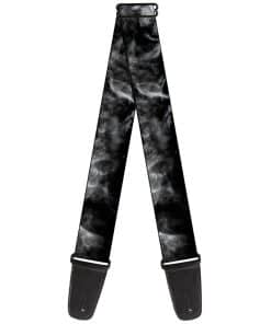 Correa para Guitarra Smoke Black Gris 2 Pulgadas de Ancho