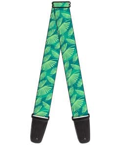 Correa de guitarra Buckle-Down Hojas de Palmera Apiladas en